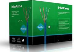 CABO LAN CAT5E AZUL COM 305M INTELBRAS