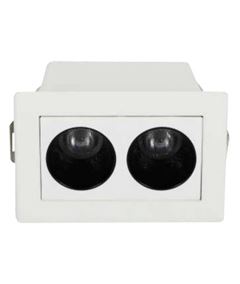 SPOT EMBUTIR RETANGULAR BRANCO 4W 3000K DOWNLIGHT ASHOK ASTRALED