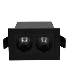 SPOT EMBUTIR RETANGULAR PRETO 4W 4000K DOWNLIGHT ASHOK ASTRALED