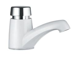 TORNEIRA PLASTICA LAVATORIO MESA AUTOMÁTICA ECO BRANCO 1179 F79 LORENZETTI