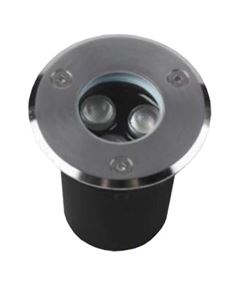 EMBUTIDO SOLO LED 3W 3000K LARAWAG PRATA ASTRALED