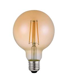 LAMPADA GLOBO LED FILAMENTO 4W 2700K AMBAR G80 ASTRALED