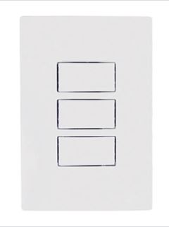 3 INTERRUPTOR SIMPLES 10A 250V BRANCO I9 ILUMI
