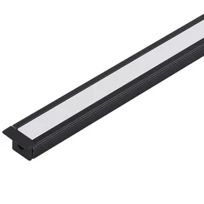 PERFIL PARA FITA LED EMBUTIR 65X34,7MM 3M PRETO ASTRALED