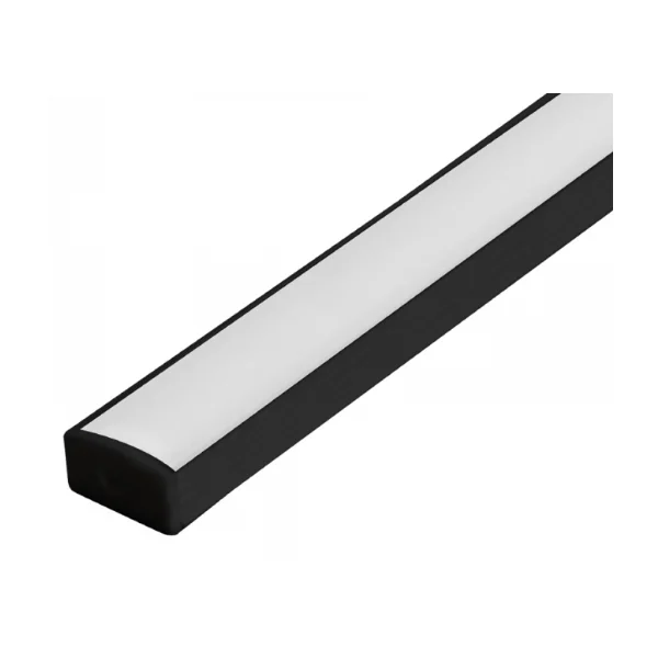 PERFIL PARA FITA LED SOBREPOR20X15MM 3M PRETO ASTRALED
