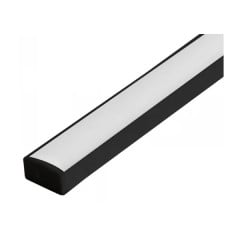 PERFIL PARA FITA LED SOBREPOR 20X20MM 3M PRETO ASTRALED
