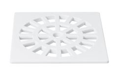 GRELHA QUADRADO CROMADA 100MM HERC