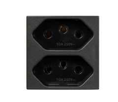 SOPRANO RVT MODULAR 2 TOMADA 2P+T 10A