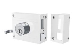 FECHADURA SOBREPOR 701/100 BRANCO/INOX STAM