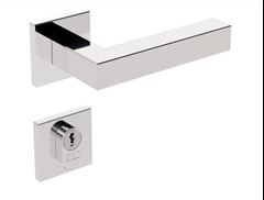 FECHADURA STAM IX420 QUADRADA INOX POLIDO EXTERNA
