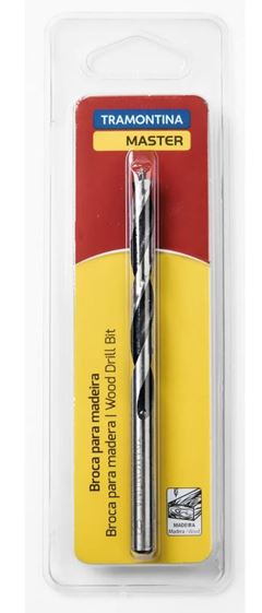 BROCA 3 PONTAS PARA MADEIRA 5X85MM 3/16' TRAMONTINA