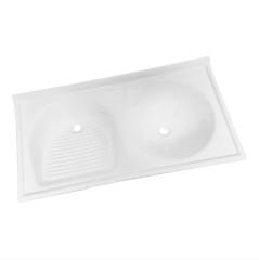 TANQUE MARMORE 85X45JUNIOR BRANCO MARMODELTA