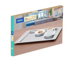 BANDEJA INOX 37X23CM ATINA BRINOX