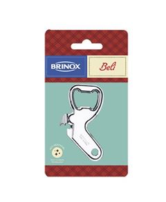 ABRIDOR DE LATA/GARRAFA INOX 9CM BRINOX