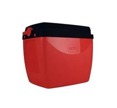 CAIXA TERMICA 18L VERMELHO COM PRETO MOR
