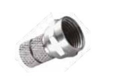 CONECTOR COAXIAL RG6 COM ROSCA PACOTE C/20 UN HGA