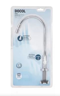 TORNEIRA LAVATORIO MESA BICA ALTA GALI CROMADO DOCOL