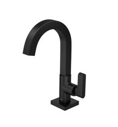 TORNEIRA LAVATÓRIO BICA ALTA DECA SOUL BLACK MATTE