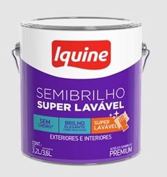 IQUINE SEMIBRILHO SUPER LAVAVEL 3,6L BRANCO GELO