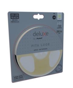FITA LED INTERNA LUCE 08W 5M 12V 4000K IP20 AVANT