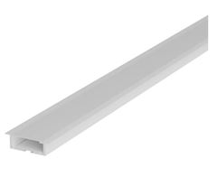 PERFIL DE SOBREPOR 17MM ALUMÍNIO RISQUÉ PRETO COM 2 METROS