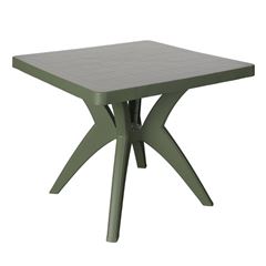 MESA NATURE QUADRADA VERDE FORTE PLASTICO