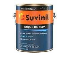 TINTA ACRILICA TOQUE DE SEDA B2 3,2 LITROS SUVINIL