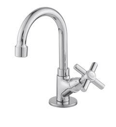 TORNEIRA METAL LAVATORIO MESA BICA MOVEL 2392 C31 JASPE 1/4 VOLTA FORT METAIS
