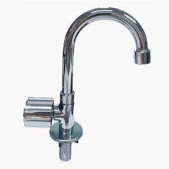 TORNEIRA METAL LAVATORIO MESA BICA ALTA 2392 C40 JASPE 1/4 VOLTA FORT METAIS