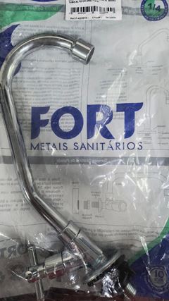 TORNEIRA METAL COZINHA MESA BICA MOVEL 2393 C31 JASPE 1/4 VOLTA FORT METAIS