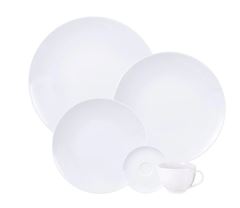 CONJUNTO JANTAR/CHÁ PORCELANA ANTONELA BRANCO COM 20 UNIDADES TRAMONTINA