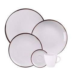 CONJUNTO JANTAR/CHÁ PORCELANA ECO CANYON COM 20 UNIDADES TRAMONTINA