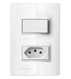 SOPRANO RVT 1 INTERRUPTOR PARALELO 10A+ 1 TOMADA 2P +T10A X 250V 4X2 CARBONO