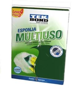 ESPONJA MULTIUSO ECONOMICA COM 4 UNIDADES TEKBOND