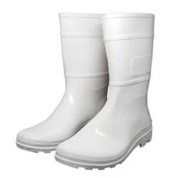 BOTA PVC CANO MEDIO BRANCA SEM FORRO N.38 VULCAFLEX