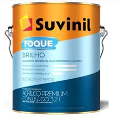 TINTA ACRILICO PREMIUM TOQUE BRILHO B B2 3,2 LITROS SUVINIL