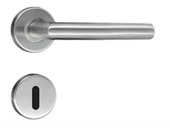 FECHADURA BANHEIRO FLORENÇA 5500 55MM ROSETA INOX IXE SILVANA