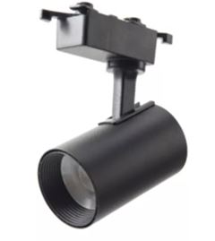 SPOT LED TRILHO 12W 6500K AUTHENTIC PRETO AVANT