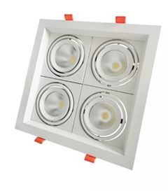 SPOT LED EMBUTIR 28W 3000K-6500K EVIDENCE QUATTRO BRANCO AVANT