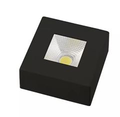 SPOT LED SOBREPOR 05W 6500K AUTHENTIC PRETO AVANT