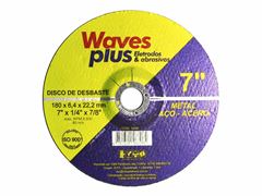 DISCO DE DESBASTE PARA FERRO 7' WAVES PLUS