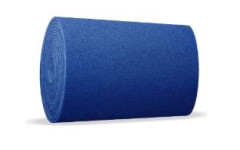 TAPETE VINIL SILVER 10MM EM ROLO 60CM BASE FUNDIDA AZUL ROYAL KAPAZI