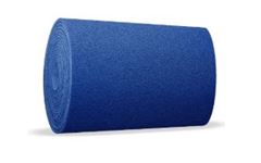 TAPETE VINIL SILVER 10MM EM ROLO 60CM BASE FUNDIDA AZUL ROYAL KAPAZI