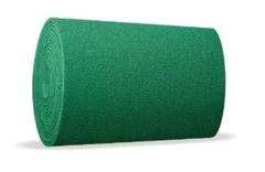 TAPETE VINIL SILVER 10MM 60CM BASE FUNDIDA VERDE BANDEIRA KAPAZI