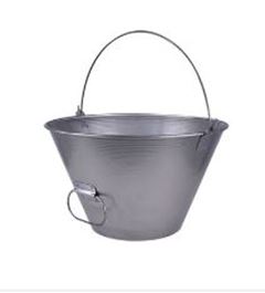 BALDE PARA CONSTRUÇÃO METAL GALVANIZADO 10L FORTE METAIS