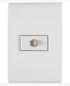 TRAMONTINA LIZ 1 TOMADA TV\SAT COAXIAL BRANCO