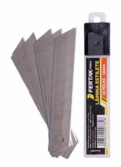 LAMINA PARA ESTILETE 18MM COM 10 FERTAK