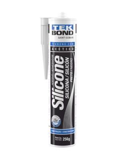 SILICONE ACÉTICO 256G PRETO TEKBOND