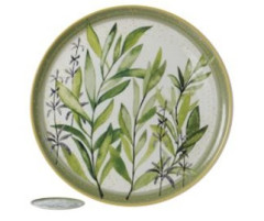 PRATO RASO CERAMICA SIENA SALGUEIRA FLORARTE