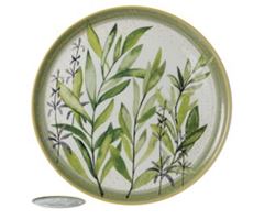 PRATO RASO CERAMICA SIENA SALGUEIRA FLORARTE